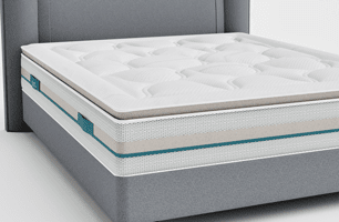 matelas andré renault paola 31 cm, 1189 ressorts ensachés + 5 cm graph'in + 3 cm firm'r, fabriqué en france